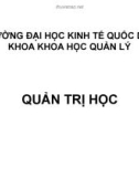 Bài giảng về Quản trị học: Chương 5 - ĐH Kinh tế Quốc dân