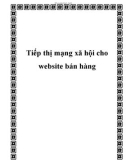 Tiếp thị mạng xã hội cho website bán hàng