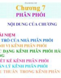 Bài giảng Marketing Quốc tế - Chương 7: Phân phối