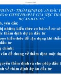 Bài giảng Quản trị dự án đầu tư: Chương 6 - GV: Huỳnh Nhựt Nghĩa