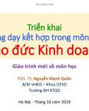 Bài giảng Đạo đức kinh doanh - PGS.TS. Nguyễn Mạnh Quân