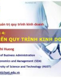 Bài giảng Quản trị quy trình kinh doanh: Chương 4 - Dr. Trần Thị Hương