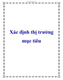 Xác định thị trường mục tiêu