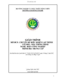 Giáo trình Chuyên đề điều khiển lập trình cỡ nhỏ-nhà thông minh (Nghề: Điện công nghiệp - Trung cấp) - Trường Cao đẳng Cơ giới (2022)