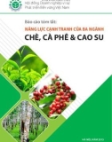 Báo cáo tóm tắt: Năng lực cạnh tranh của ba ngành chè, cà phê và cao su