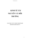 Kinh tế tài nguyên và môi trường - TS. Lê NGọc Uyển, TS. Đoàn Thị Mỹ Hạnh, ThS. Hoàng Đình Thảo Vy.