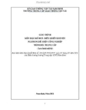 Giáo trình Điều khiển điện khí nén (Nghề: Điện công nghiệp - Trung cấp) - Trường Trung cấp GTVT Nam Định