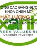 Kinh tế môi trường - Chủ đề: Tiếp thị môi trường