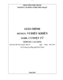 Giáo trình Vi điều khiển (Nghề: Cơ điện tử - Trình độ: Cao đẳng) - Trường Cao đẳng nghề Ninh Thuận