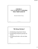 Bài giảng Kinh tế phát triển - Chương 2: Các lý thuyết và mô hình phát triển kinh tế (Trường ĐH Thương Mại)