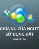 Bài giảng Luật đất đai: Chương 6 - Trương Trọng Hiểu