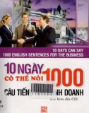 1000 câu tiếng Anh kinh doanh trong 10 ngày: Phần 1