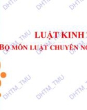 Bài giảng Luật kinh tế 2 - ĐH Thương Mại