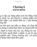 Bài giảng Kiểm định