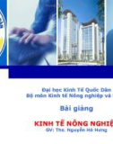 Bài giảng Kinh tế nông nghiệp: Chương 5 - ThS. Nguyễn Hà Hưng