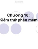 Công nghệ phần mềm - Chương 10: Kiểm thử phần mềm