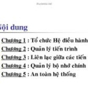 Bài giảng hệ điều hành : HỆ ĐIỀU HÀNH NÂNG CAO part 2