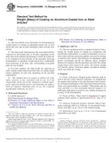 Standard Test Method for Weight [Mass] of Coating on Aluminum-Coated Iron or Steel Articles