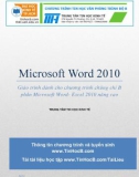 Microsoft Word 2010 chứng chỉ B