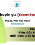 Bài giảng Hệ chuyên gia (Expert System): Chương 2.2 - PGS.TS. Phan Huy Khánh