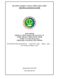 Giáo trình Công nghệ chế tạo máy và thiết kế quy trình công nghệ (Nghề: Cắt gọt kim loại - CĐLT) - Trường Cao đẳng Cơ giới (2022)