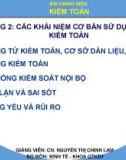 Bài giảng Kiểm toán: Chương 2 - GV. Nguyễn Thị Chinh Lam