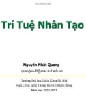 Bài giảng Trí tuệ nhân tạo: Biểu diễn tri thức - Nguyễn Nhật Quang