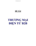 ĐỀ TÀI ' THƯƠNG MẠI ĐIỆN TỬ B2B '