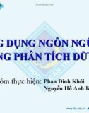 Bài thuyết trình: Ứng dụng ngôn ngữ R trong phân tích dữ liệu