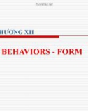 Bài giảng Thiết kế Web: Chương 12 - Từ Thị Xuân Hiền