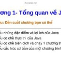 Chương 1- Tổng quan về JAVA