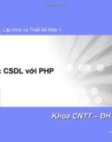 Thao tác CSDL với PHP