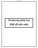 20 phương pháp học PHP dễ hiểu nhất