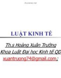 Slide bài giảng luật kinh tế_Chương 1