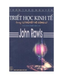 Triết học kinh tế của nhà triết học Mỹ - John Rawls: Phần 1