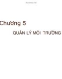 Kinh tế môi trường - Chương 5