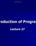 Lecture Introduction to Programming: Lesson 27