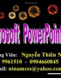 Bài giảng Microsoft Powerpoint 2003: Bài 1