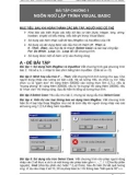 Bài tập về Lập trình Visual basic