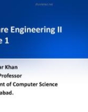 Lecture Software engineering II: Chapter 1 - Dr. Muzafar Khan