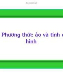 Bài giảng Ôn tập tốt nghiệp Lập trình hướng đối tượng - Chương 4: Phương thức ảo và tính đa hình