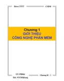 Chương 1: GIỚI THIỆU CÔNG NGHỆ PHẦN MỀM