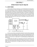 CHƯƠNG 7 TÍNH TOÁN NGẮN MẠCH
