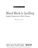 Word work and spelling