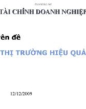 Chuyên đề: Thị trường hiệu quả