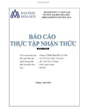 Báo cáo thực tập nhận thức: Công ty TNHH Phân Phối Lê Vinh