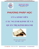 Luận văn: Phương pháp học của sinh viên các ngành kinh tế và quản trị kinh doanh