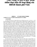Luận văn: Thực trạng và một số giải pháp nhằm thực hiện tốt hoạt động của BHXH thành phố Vinh