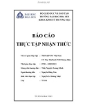 Báo cáo thực tập nhận thức: Ngân hàng Nông nghiệp và phát triển nông thôn Việt Nam - Chi nhánh Mạc Thị Bưởi phòng giao dịch Hoàng Diệu