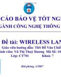 Báo cáo tốt nghiệp; Wireless LAN